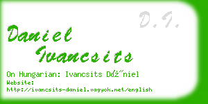 daniel ivancsits business card